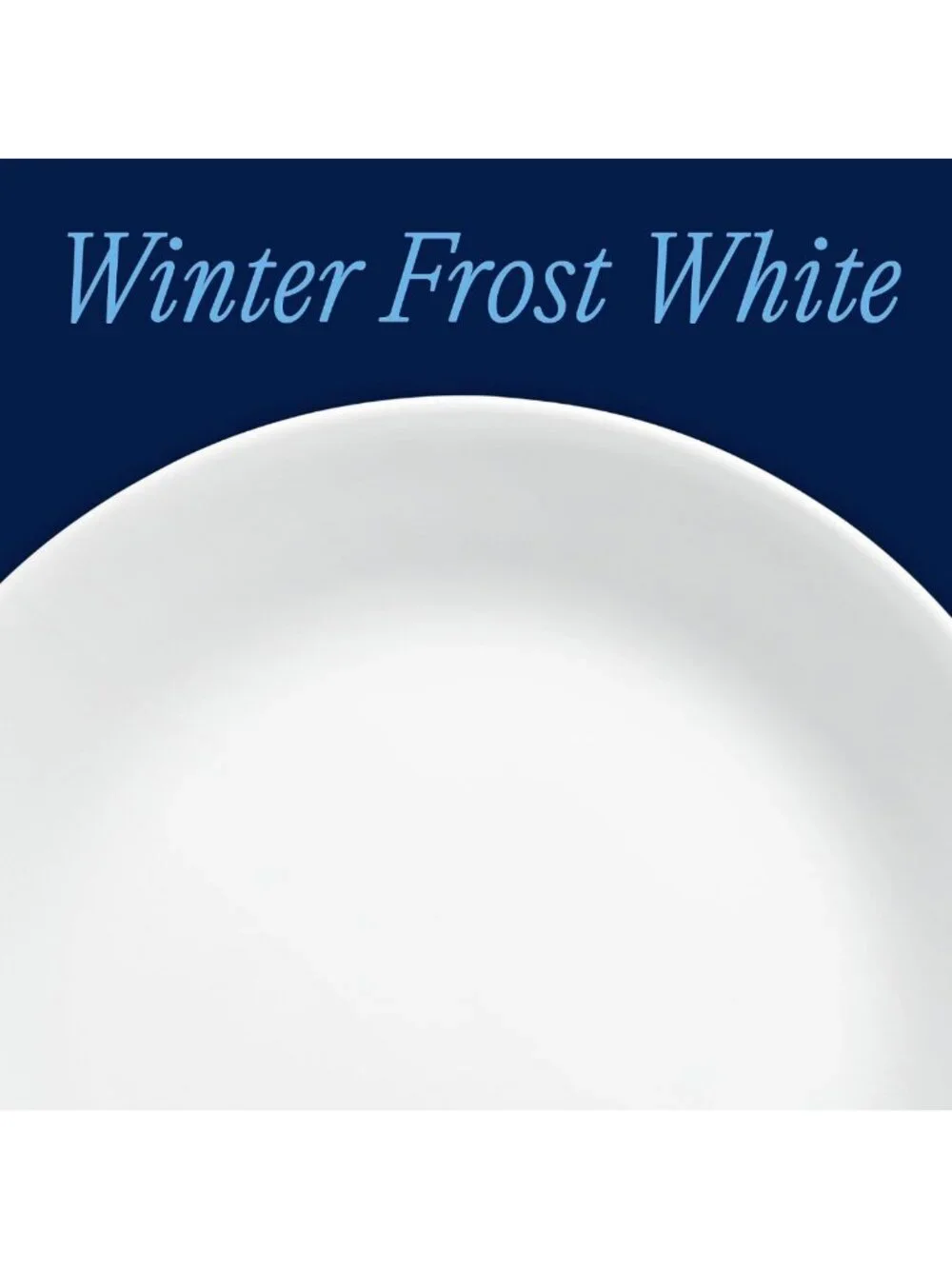 8-Piece Lightweight Dinner Plate Set - Chip Resistant, Round, Vitrelle Glass